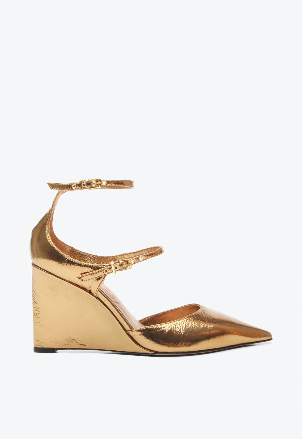 Scarpin Vitória Dourado | Vicenza
