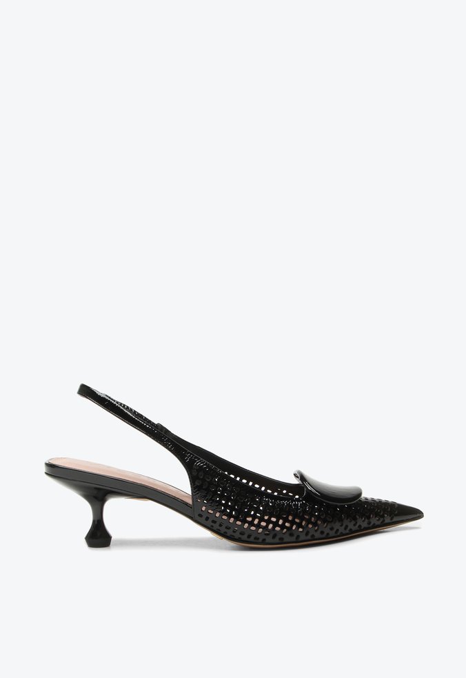 Slingback Servia Preto