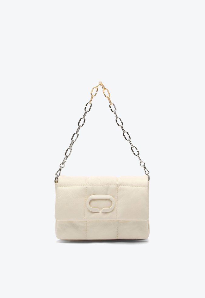 Bolsa Tiracolo Gaby Pequena Bege