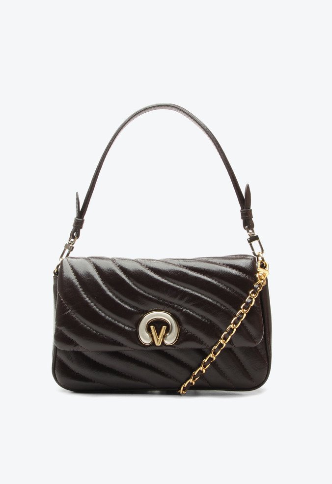Bolsa Shoulder Manuela Média Marrom