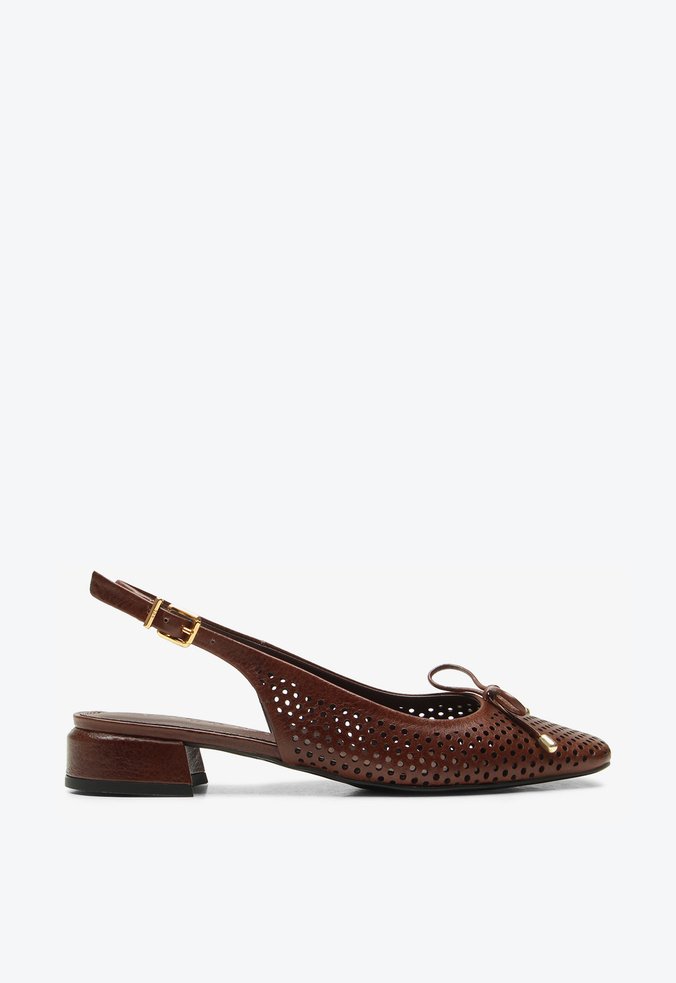 Slingback Hagata Marrom