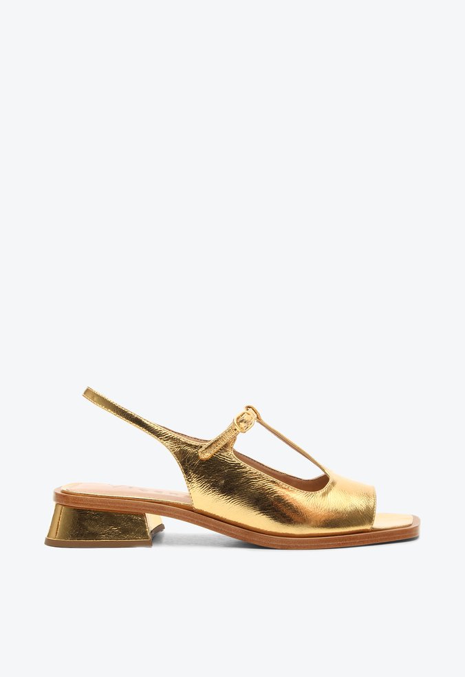 Sandália Constança Dourada