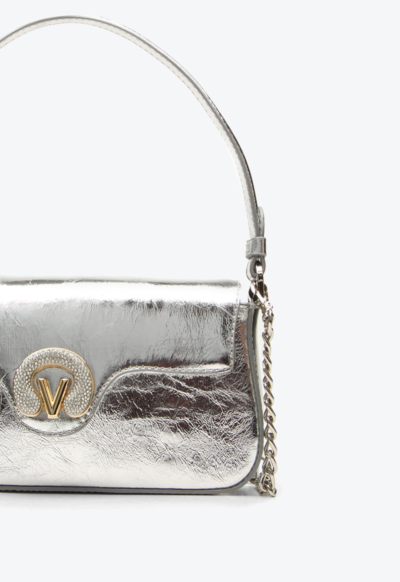 ルビーセル ハンディ Bolsa Shoulder Suelen Média Prata | Vicenza