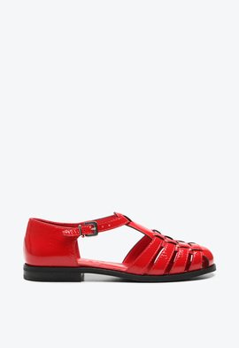 Flat Fisherman Zoe Vermelho | Vicenza