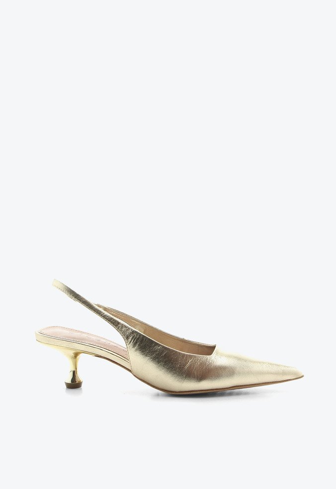 Slingback Servia Dourado