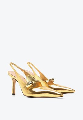Slingback Marusi Dourado | Vicenza