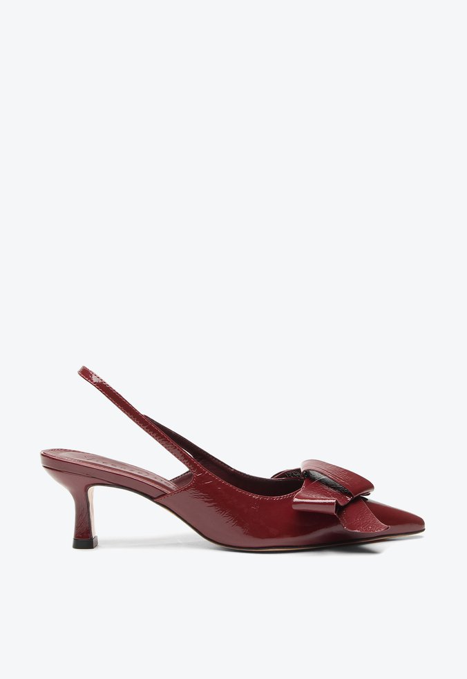 Slingback Tiana Bordô