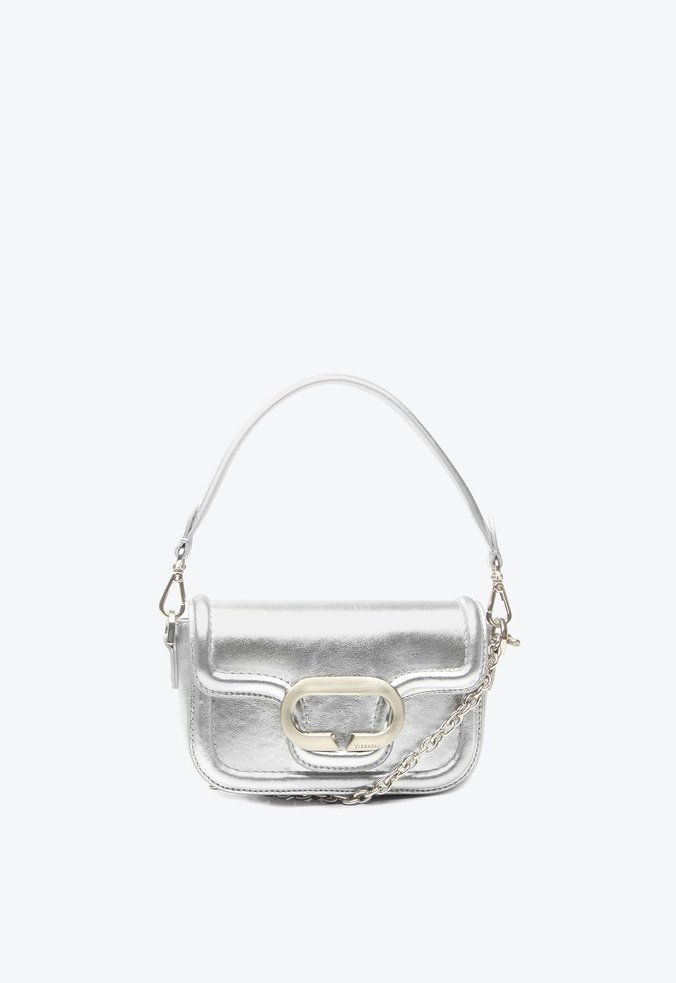 Bolsa Isabela Tiracolo Pequena Prata