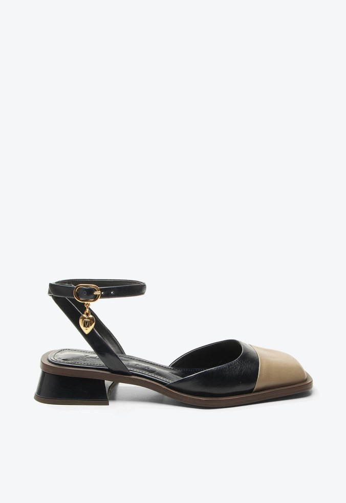 Slingback Cap Toe Bess Preto