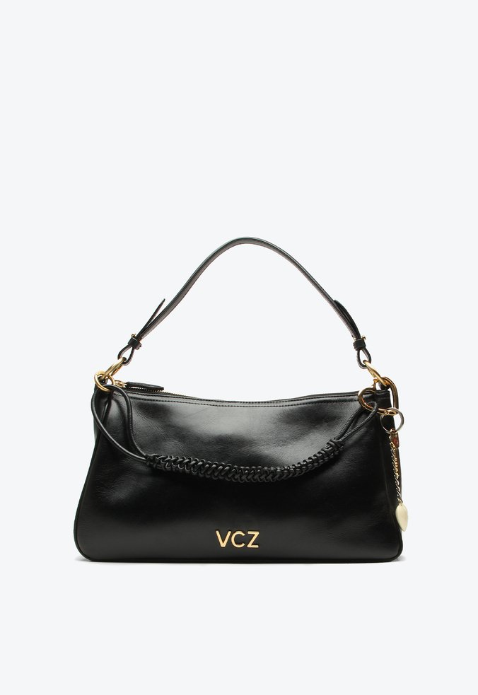 Bolsa Shoulder Charlotte Média Preto