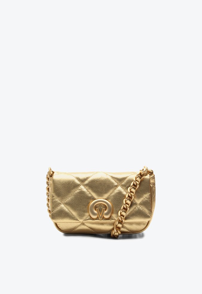 Bolsa Tiracolo Cristine Pequena Dourado