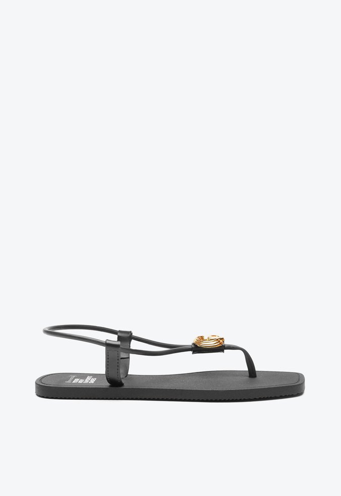 Flat Serena Preto + Necessaire