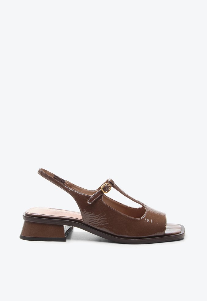 Slingback Constança Marrom
