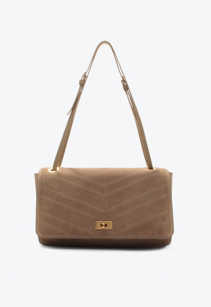 Bolsa Tiracolo Merly Média Marrom