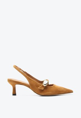 キャサリン Slingback Tiana Caramelo Camurça | Vicenza
