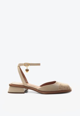 Slingback Cap Toe Bess Bege | Vicenza