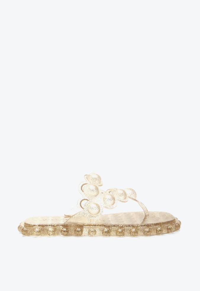 Flat Bubble Glow Gliter Ouro