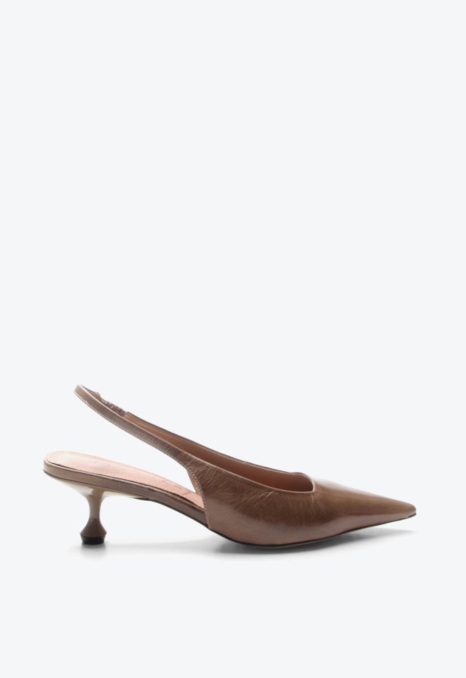 Slingback Servia Marrom