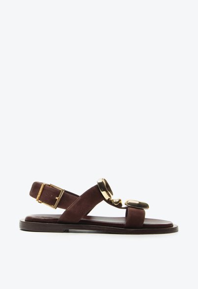 Flat Dortmund Marrom Camurça | Vicenza