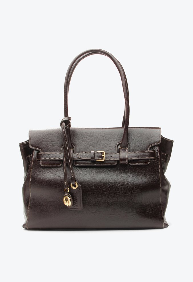 Bolsa Tote Lauryn Grande Marrom