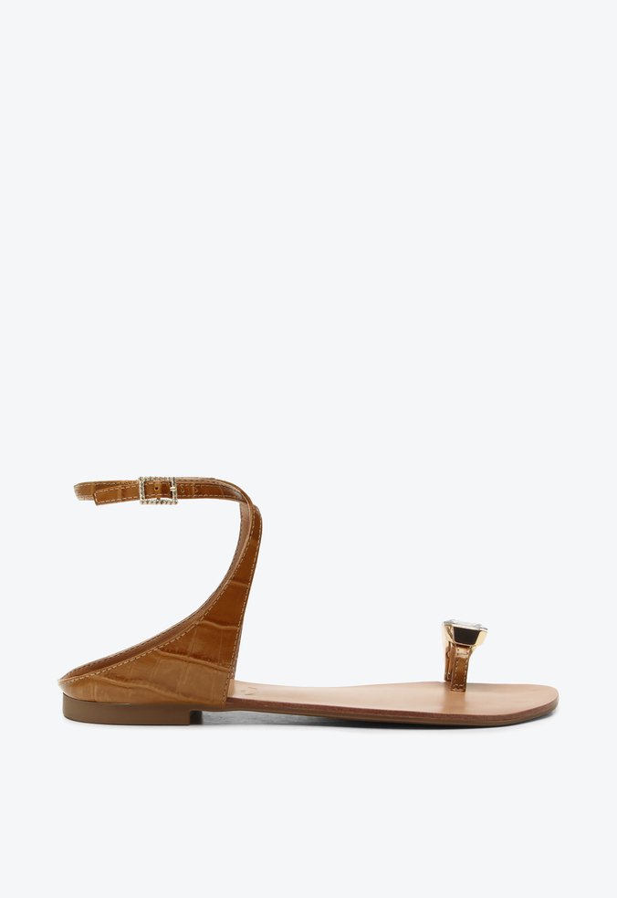 Flat De Dedo Belluno Caramelo