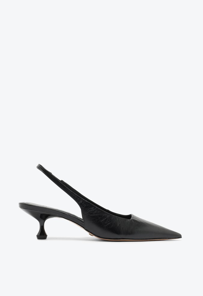 Slingback Servia Preto