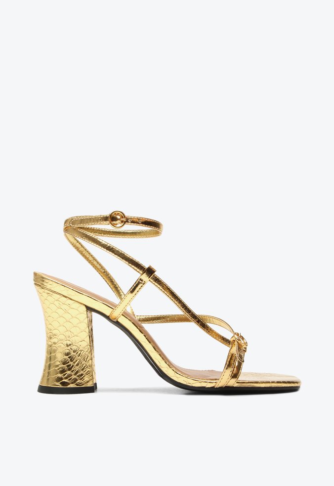 Sandália Laurie Dourada