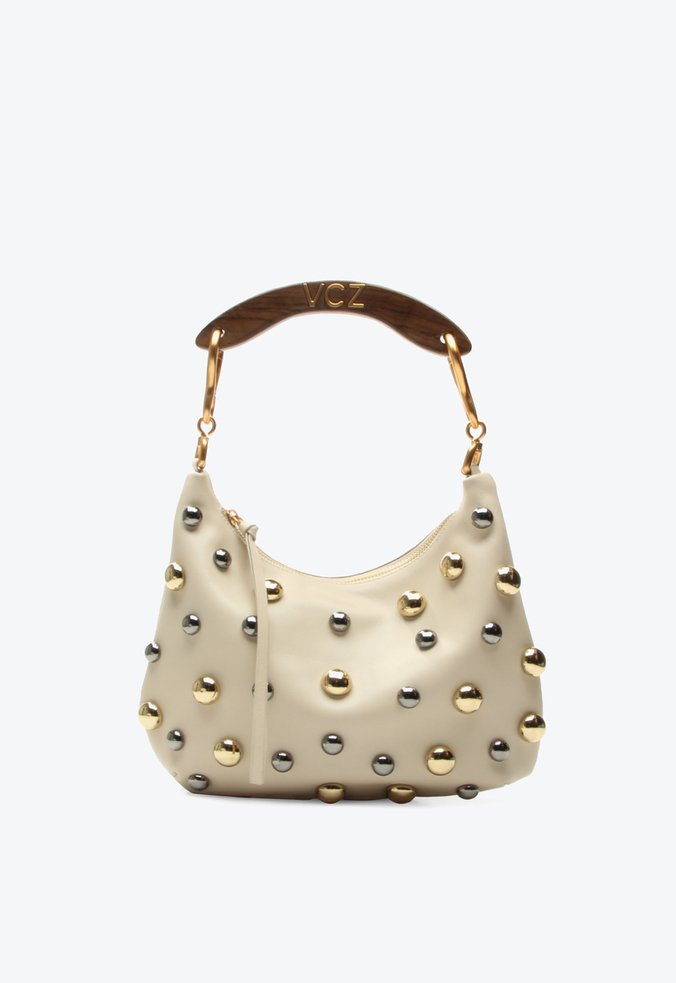 Bolsa Shoulder Moonlight Pequena Bege