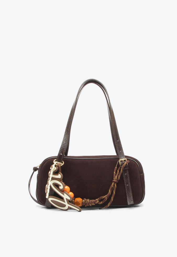 Bolsa Bowling Hannah Média Marrom