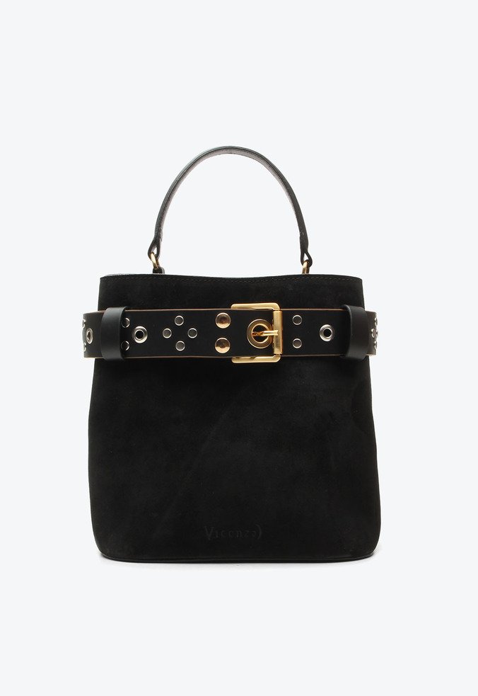 Bolsa Bucket Amber Média Preto