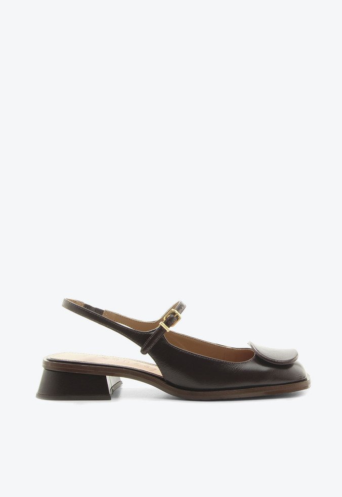 Slingback Lenna Marrom
