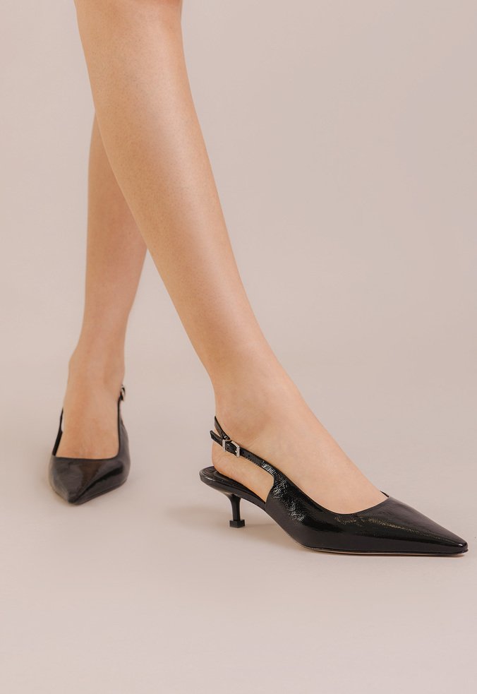 マルシィ Slingback Marajó Preto | Vicenza