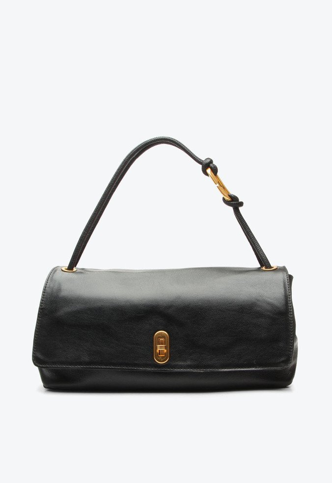 Bolsa Shoulder Donatela Grande Preto