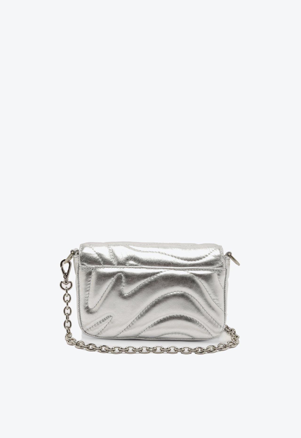 Bolsa Tiracolo Lily Pequena Prata | Vicenza