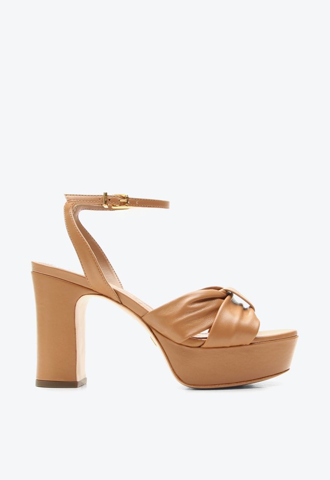 Sandália Plataforma Chaide Caramelo