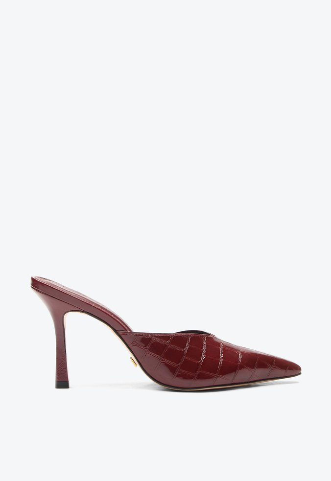 Mule Olivia Bordô