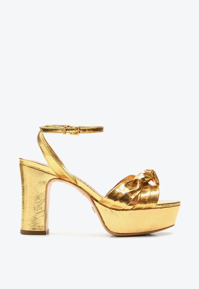 Sandália Meia Pata  Elana Dourada