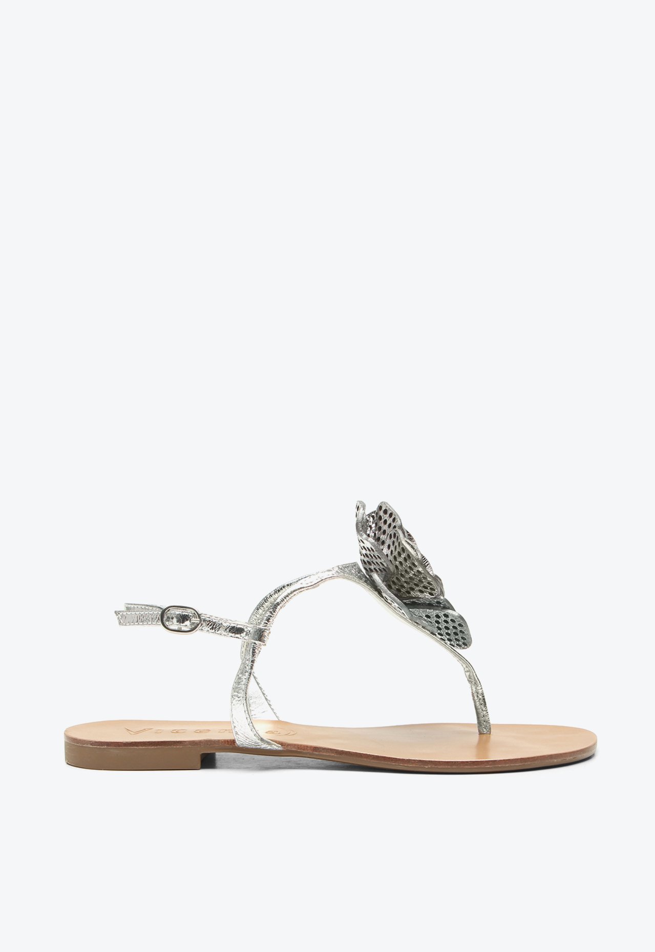 Flat Alina Prata Flor | Vicenza