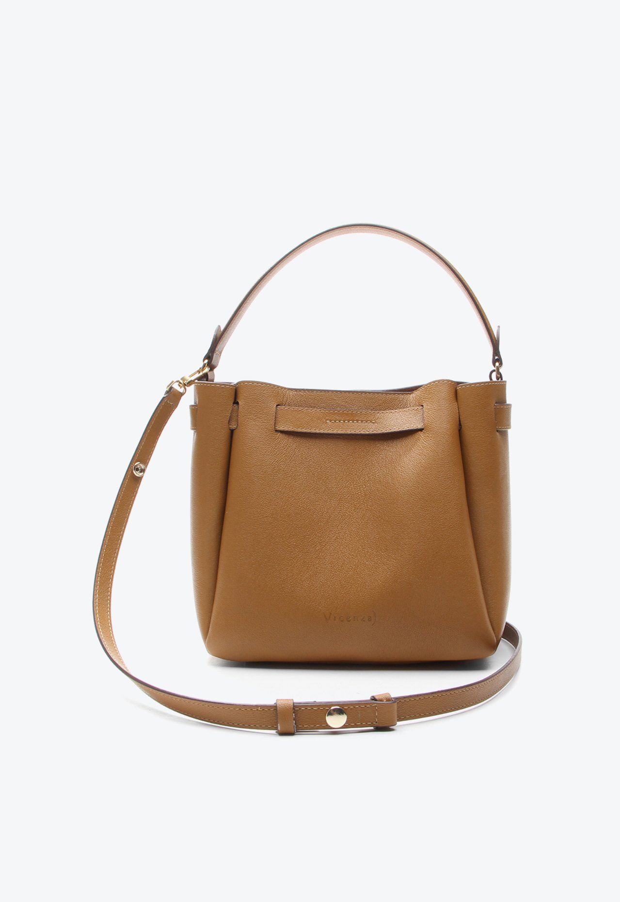 Bolsa Bucket Kora Média Caramelo | Vicenza