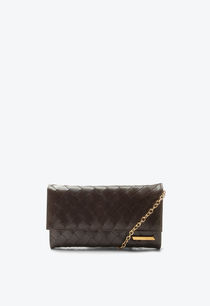 Bolsa Tiracolo Tessa Mini Pequena Marrom | Vicenza