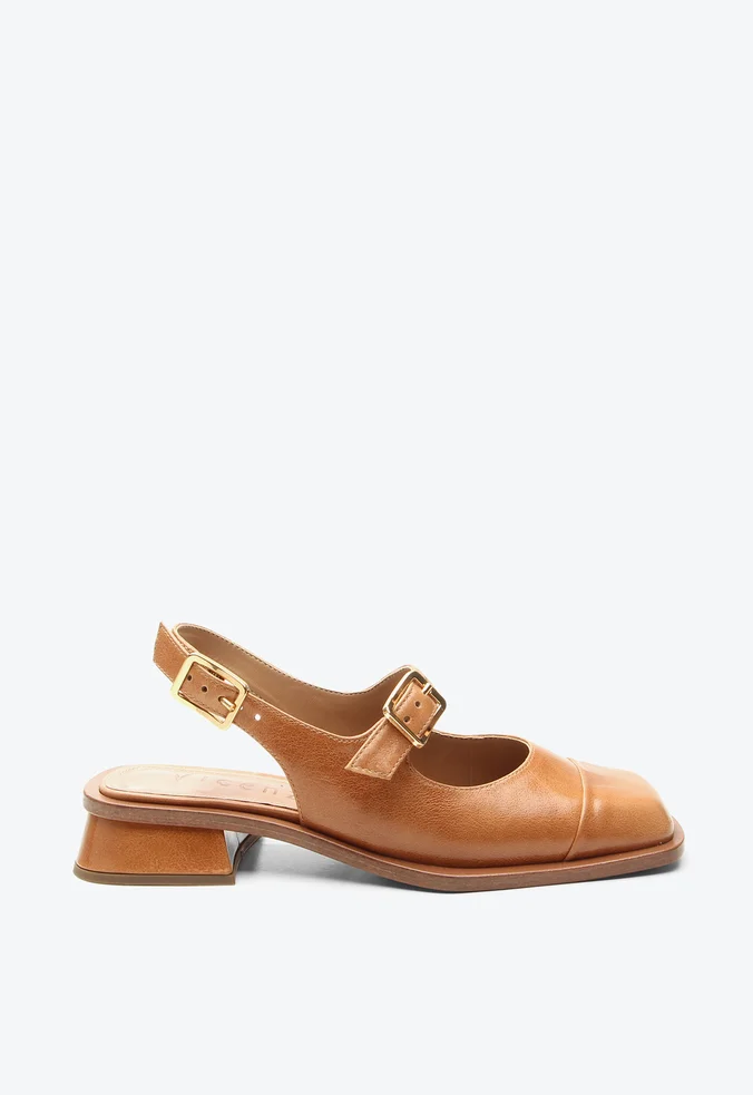 Slingback Irene Caramelo