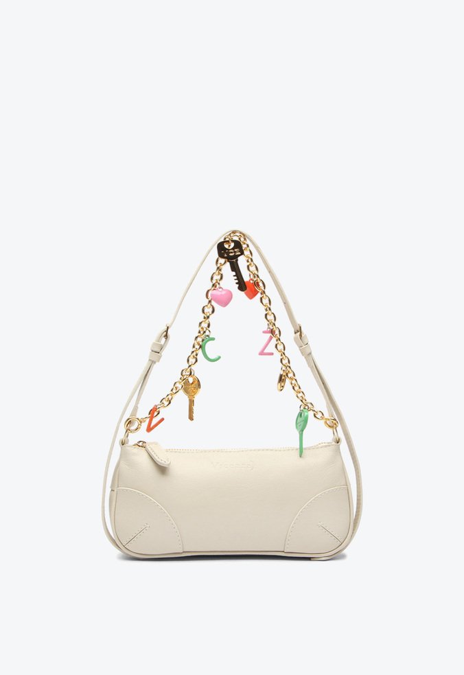 Bolsa Shoulder Karol Pequena Bege