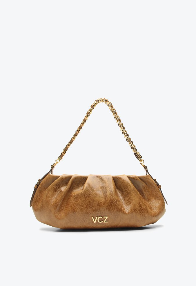 Bolsa Shoulder Harper Média Caramelo