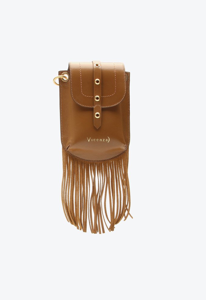 Porta Celular Gaya Caramelo Franjas