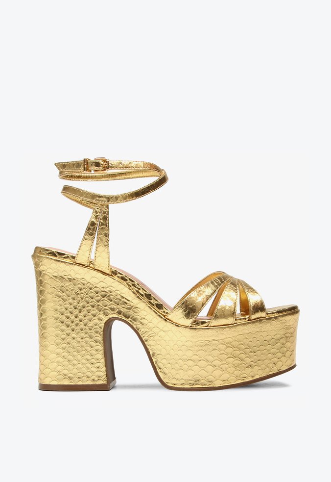 Sandália Meia Pata Lina Dourada