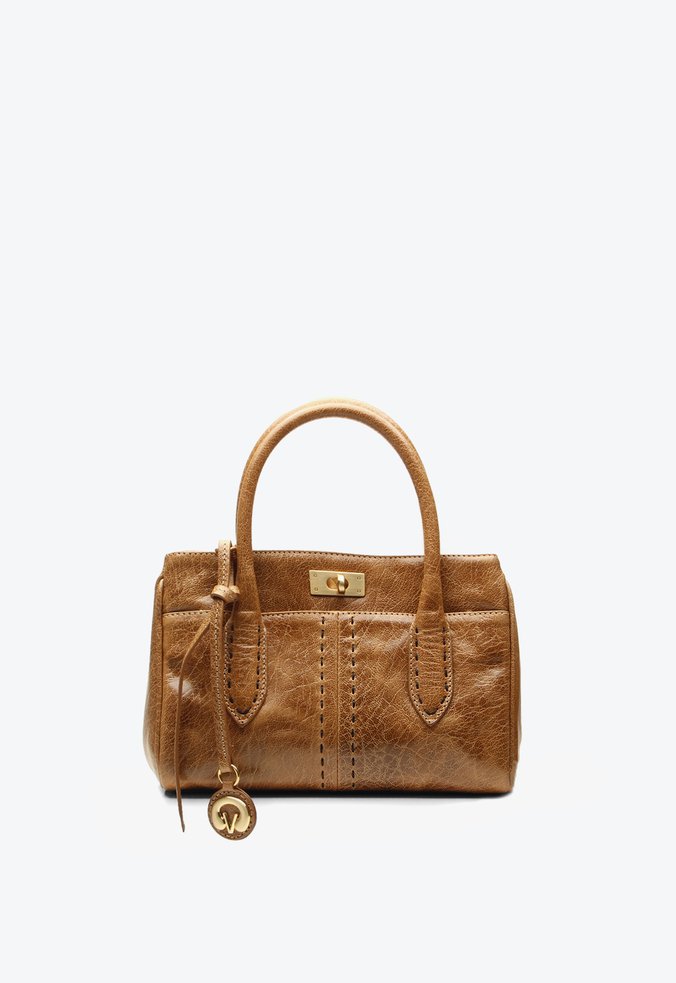 Bolsa Tote Betha Pequena Caramelo