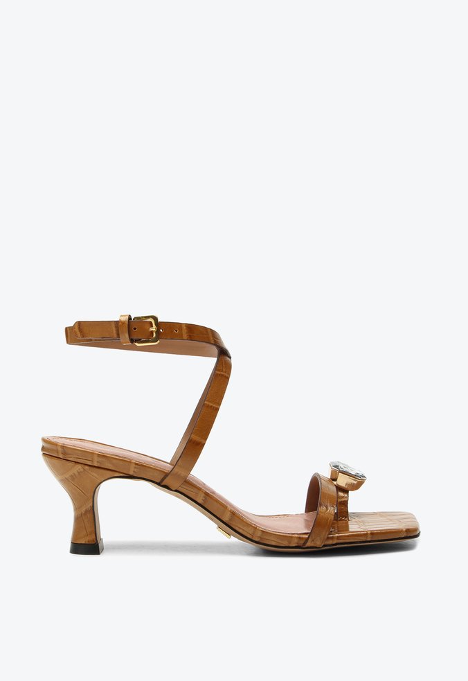 Sandália De Dedo Odessa Caramelo