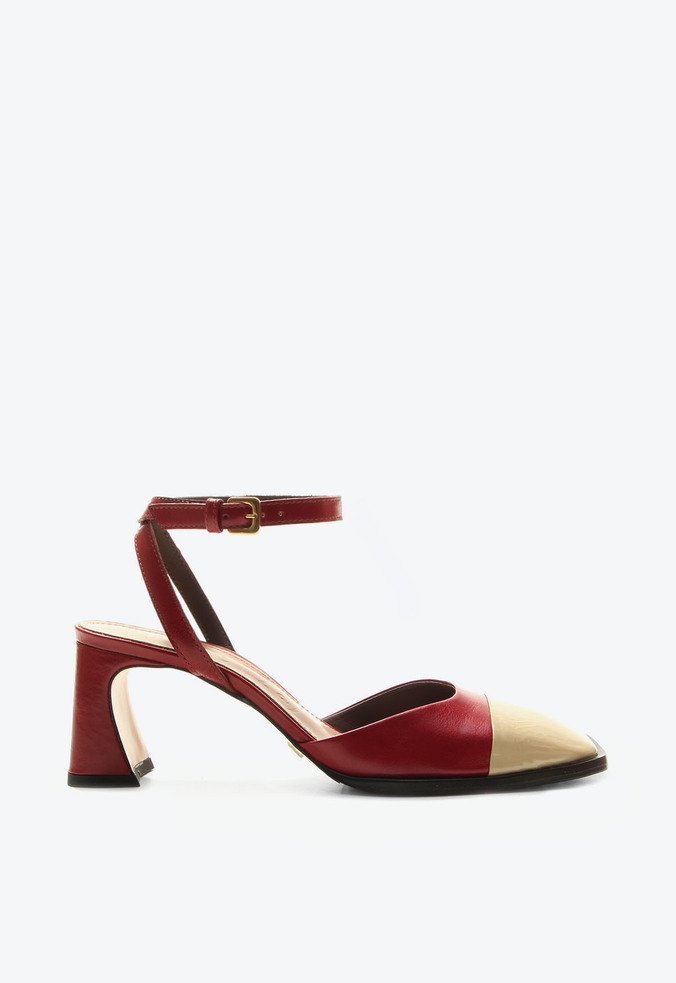 Slingback Cap Toe Gales Vermelho | Vicenza