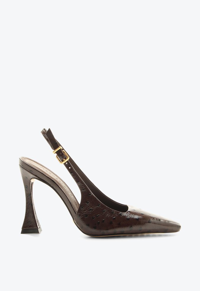 西ヤン Slingback Lais Marrom | Vicenza