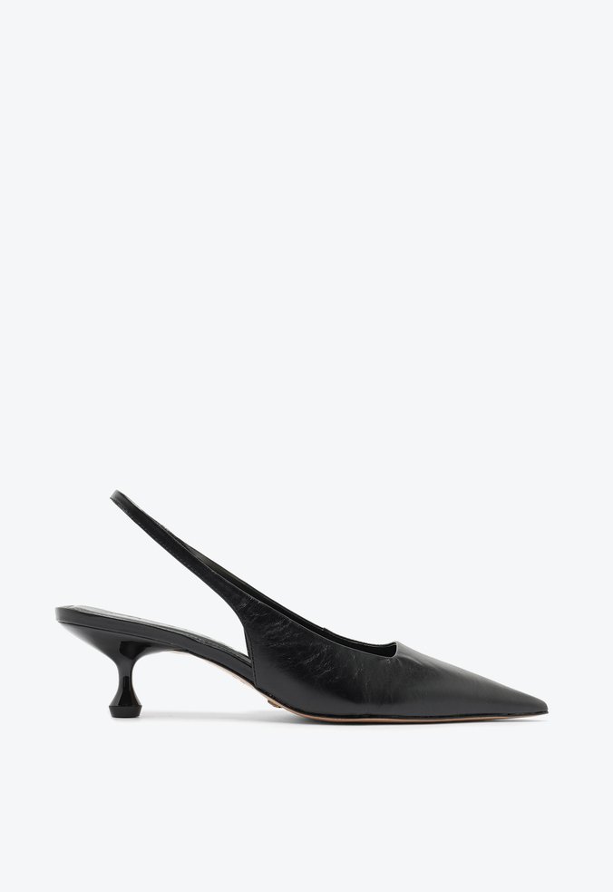 Slingback Servia Preto